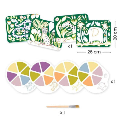 toy_shop-Mornington_Peninsula-Djeco Wild Ones Animal Painting Set with Palette-baby_gifts-Australia