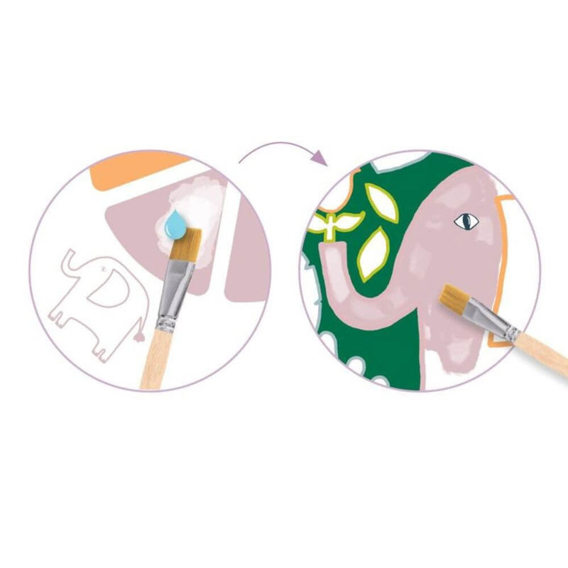 toy_shop-Mornington_Peninsula-Djeco Wild Ones Animal Painting Set with Palette-baby_gifts-Australia
