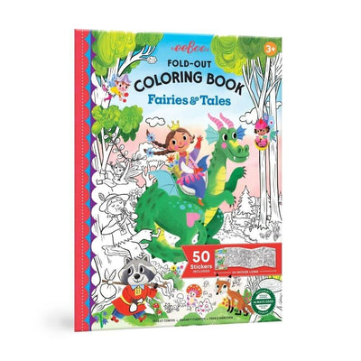 EeBoo Fold Out Colouring Book – Fairies & Tales-baby_gifts-toy_shop-Mornington_Peninsula-Australia