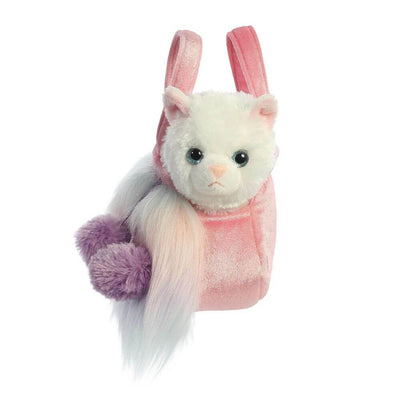 Fancy Pal Cat in Fluffy Bag-baby_gifts-kids_toys-childrens_books-Mornington_Peninsula