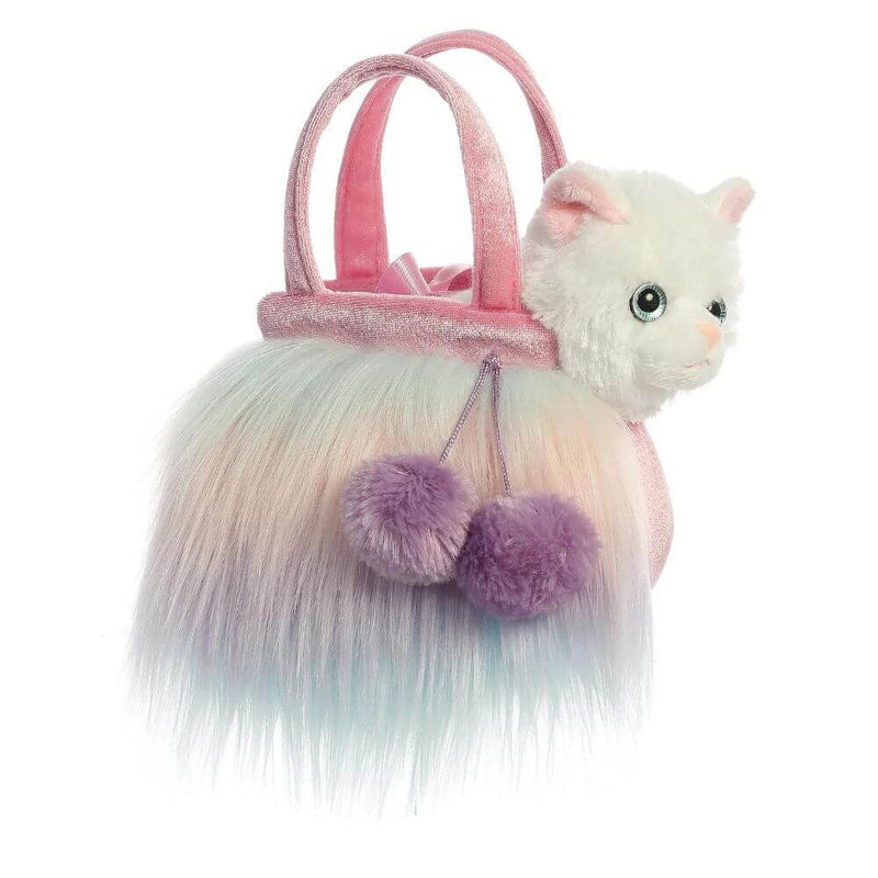 Fancy Pal Cat in Fluffy Bag-baby_gifts-kids_toys-childrens_books-Mornington_Peninsula