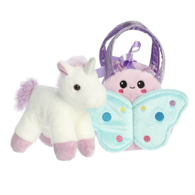 Fancy Pal Unicorn in Butterfly Bag-baby_gifts-toy_shop-Mornington_Peninsula-Australia