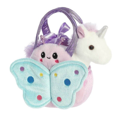 Fancy Pal Unicorn in Butterfly Bag-baby_gifts-toy_shop-Mornington_Peninsula-Australia