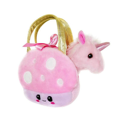 Fancy Pal Unicorn in Mushroom Bag-baby_gifts-toy_shop-Mornington_Peninsula-Australia