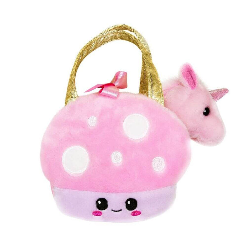 Fancy Pal Unicorn in Mushroom Bag-baby_gifts-toy_shop-Mornington_Peninsula-Australia