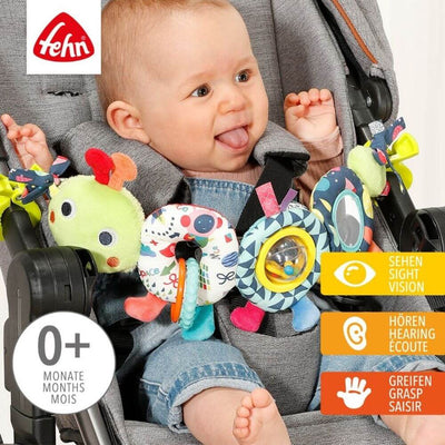 Fehn Caterpillar Pram Chain-baby_toys_australia-first_birthday_gifts