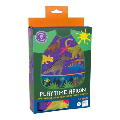 Floss & Rock Playtime Apron – Dinosaur-baby_gifts-toy_shop-Mornington_Peninsula-Australia