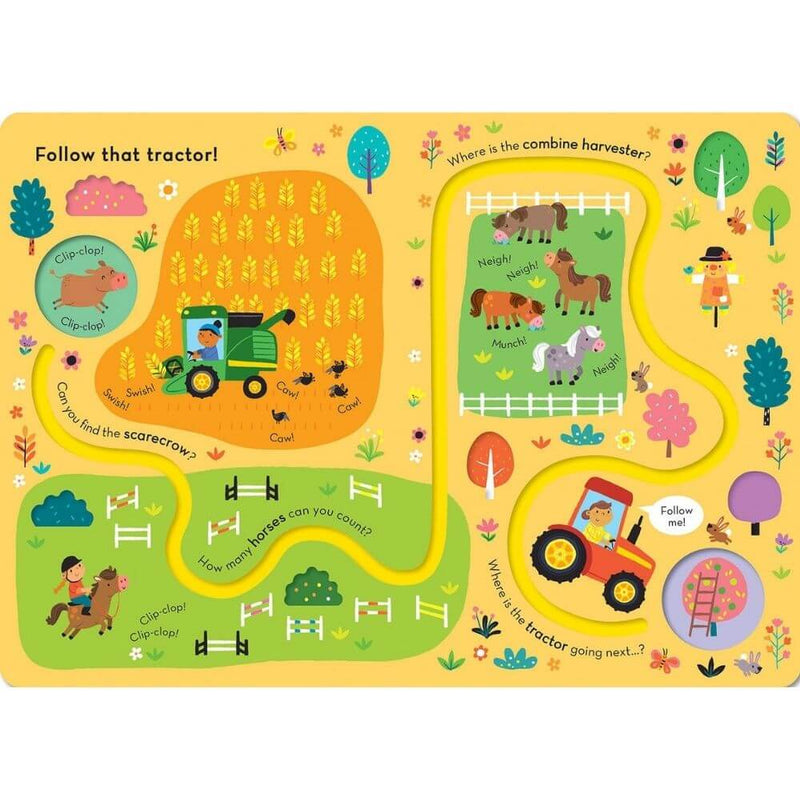 Follow That Tractor-baby_gifts-kids_books-toys-Mornington_Peninsula