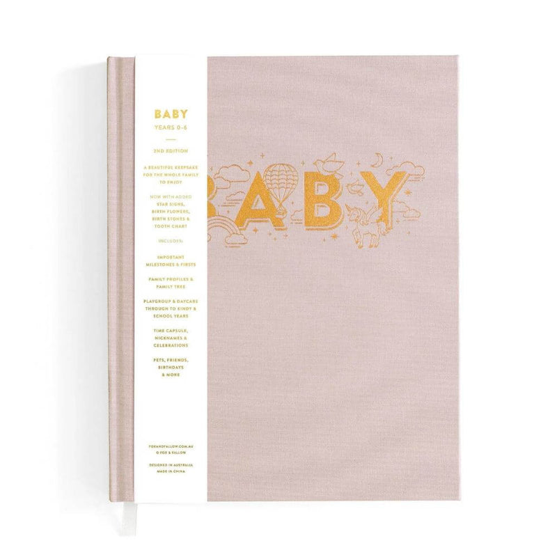 Baby Gifts-Baby Clothes-Toys-Mornington-Balnarring-Fox & Fallow Natural Baby Book-The Enchanted Child