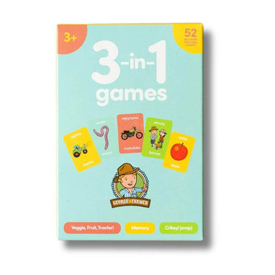 George the Farmer 3-in-1 Card Game-baby_gifts-Toy_shop-Mornington_Peninsula