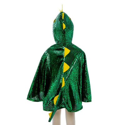 Great Pretenders Metallic Green Dragon Cape-baby_toys_australia-toys-Mornington_Peninsula