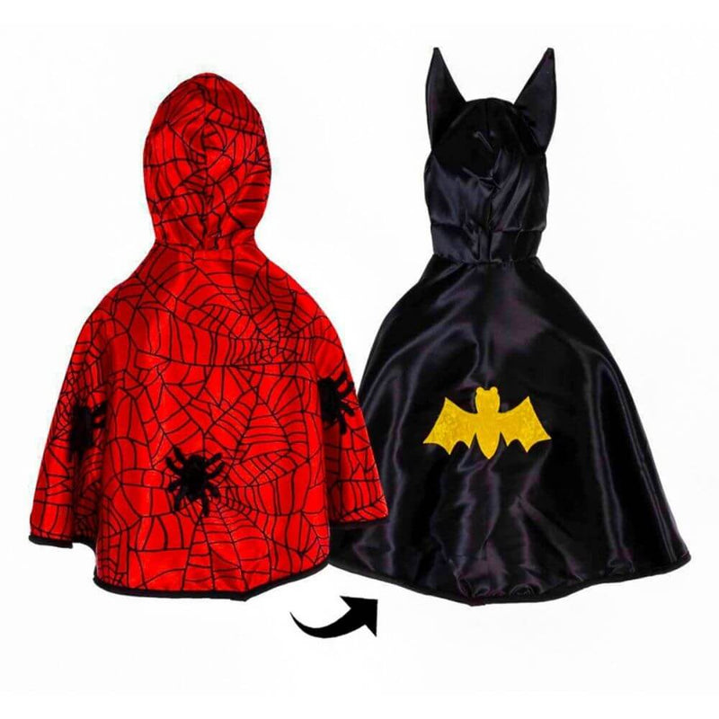 Great Pretenders Toddler Reversible Spider & Bat Cape-toys-dress_ups-Mornington_Peninsula-Australia