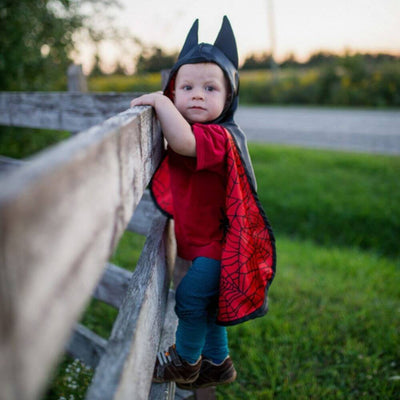 Great Pretenders Toddler Reversible Spider & Bat Cape-toys-dress_ups-Mornington_Peninsula-Australia