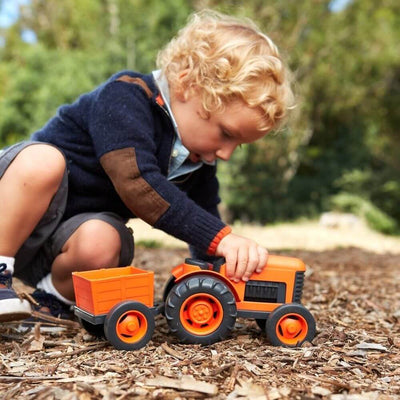 Green Toys Orange Tractor-baby_gifts-toy_shop-Mornington_Peninsula-Australia