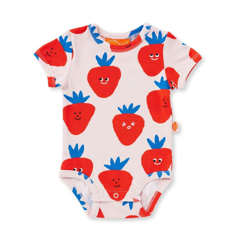 Halcyon Nights Berry Short Sleeve Bodysuit-baby_gifts-baby_clothes-Mornington_Peninsula-Australia