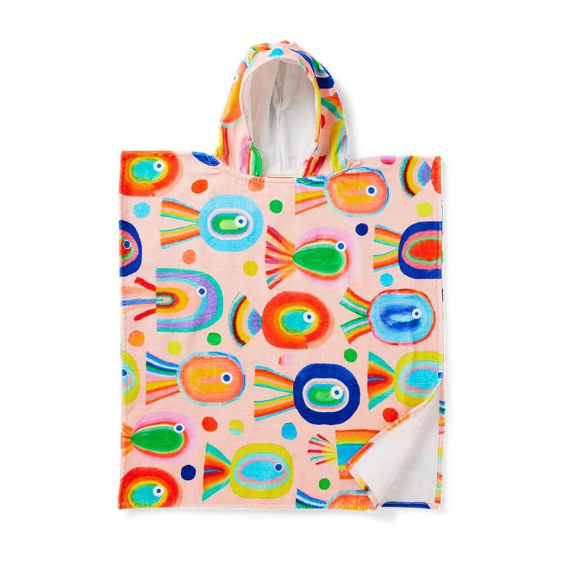 Halcyon Nights Fancy Fins Hooded Towel