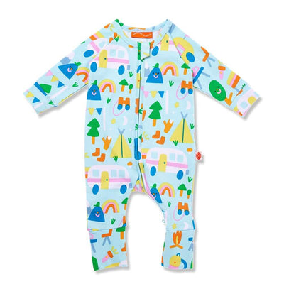 Halcyon Nights Happy Campers Zipsuit-baby_gifts-baby_clothes-Mornington_Peninsula-Australia