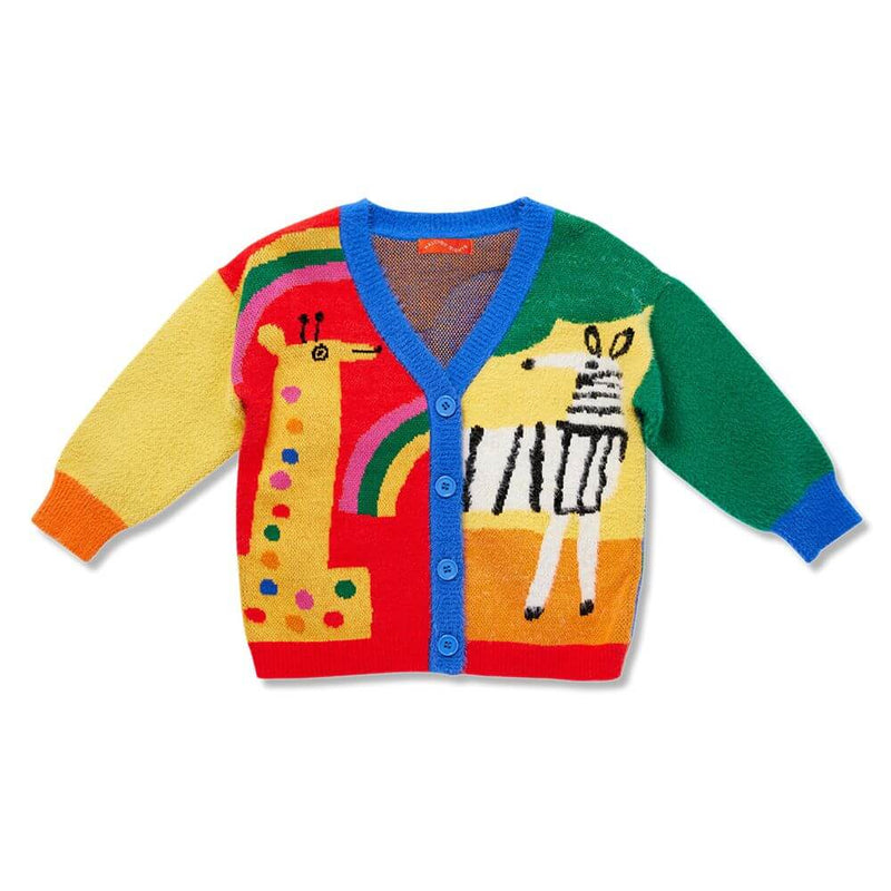 Halcyon Nights Safari Park Knit Cardigan-baby_gifts-toys-Mornington_Peninsula-Australia