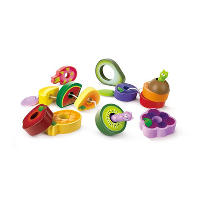 Hape Caterpillar Fruit Feast Set-baby_gifts-kids_toys-childrens_books-Mornington_Peninsula