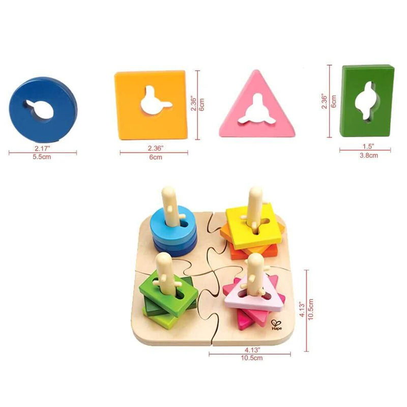 Hape Creative Wooden Peg Puzzle-toys-baby_gifts-Mornington_Peninsula-Australia