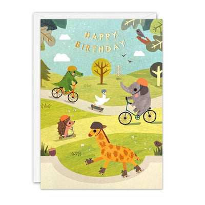 Happy Birthday - Animals on Wheels-baby_gifts-kids_toys-childrens_books-Mornington_Peninsula