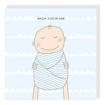 Hello Baby Boy Card