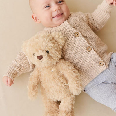 Jamie Kay Snuggle Bunnies - Arthur the Bear-baby_toys_australia-first_birthday_gifts-toys
