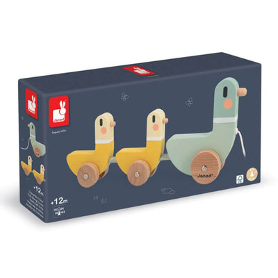 Janod Cocoon Pull Along Ducks-baby_gifts-Toy_shop-Mornington_Peninsula