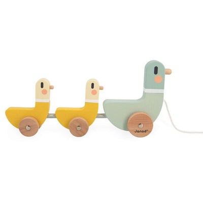 Janod Cocoon Pull Along Ducks-baby_gifts-Toy_shop-Mornington_Peninsula