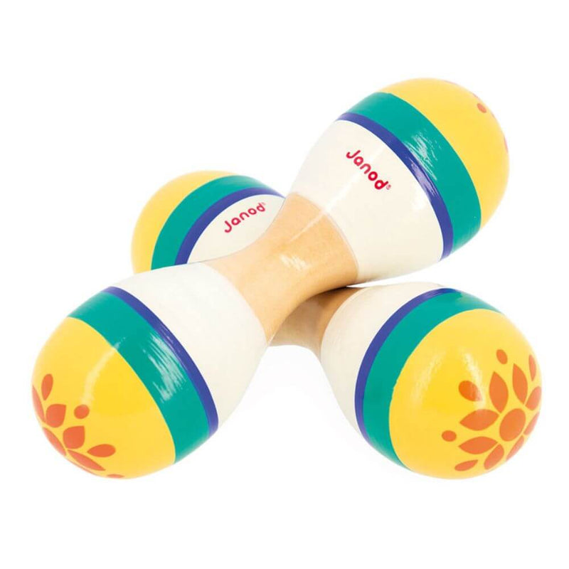 Janod Gioia Double Maracas-baby_gifts-kids_toys-childrens_books-Mornington_Peninsula