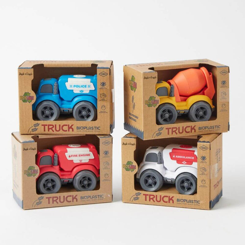 Jiggle & Giggle Bioplastic Trucks Small-toys-baby_gifts-australia