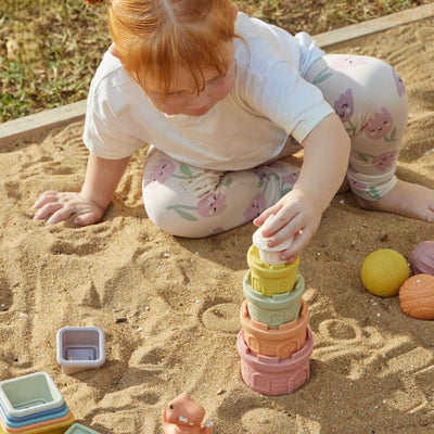 Jiggle & Giggle Eco-Friendly Castle Stacker