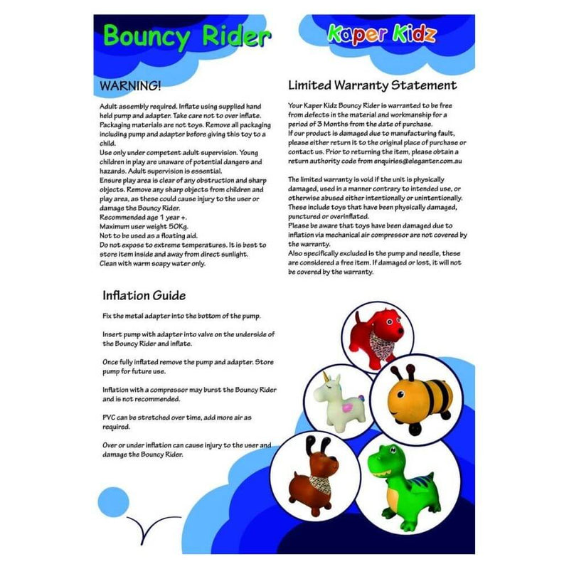 toy_shop-Mornington_Peninsula-Kaper Kidz Bouncy Rider Ginger the Horse-baby_gifts-Australia