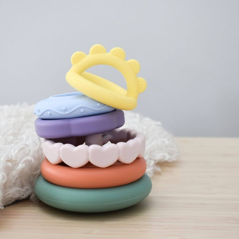 toy_shop-Mornington_Peninsula-Koala Dream Silicone Rainbow Stacker-baby_gifts-Australia