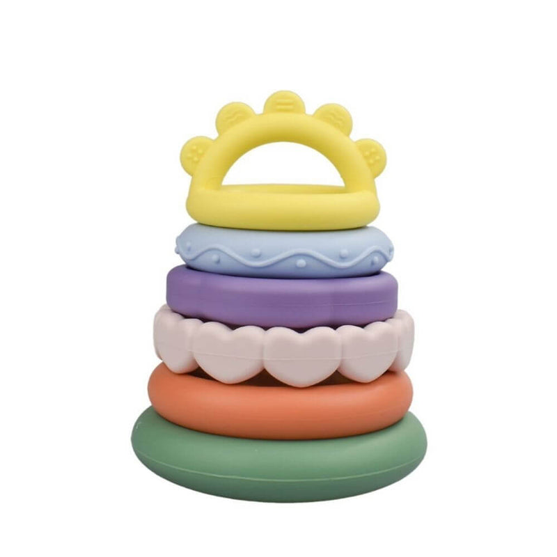 toy_shop-Mornington_Peninsula-Koala Dream Silicone Rainbow Stacker-baby_gifts-Australia