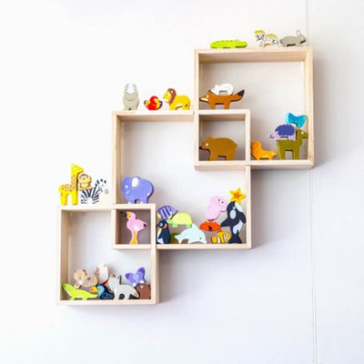 Le Toy Van Petilou Africa Stacking Animals-baby_gifts-toy_shop-Mornington_Peninsula-Australia