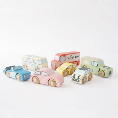 Le Toy Van Vintage Toy Car Set-baby_gifts-toy_shop-Mornington_Peninsula-Australia