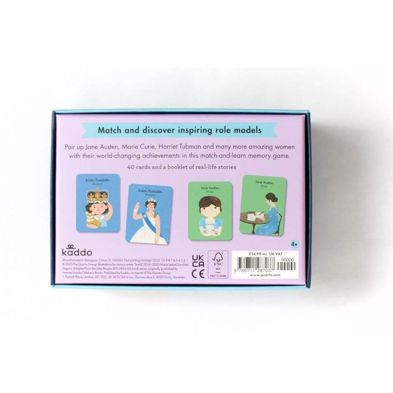 Little People, Big Dreams Amazing Women Memory Game-baby_gifts-kids_toys-Mornington_Peninsula-Australia