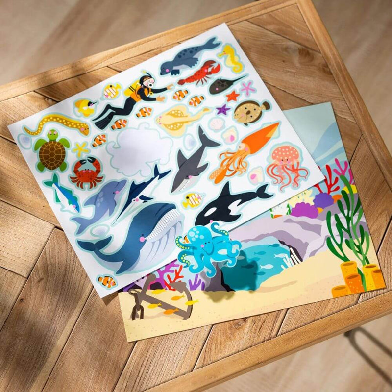 Melissa & Doug Habitats Reusable Sticker Pad-Stickers-The Enchanted Child