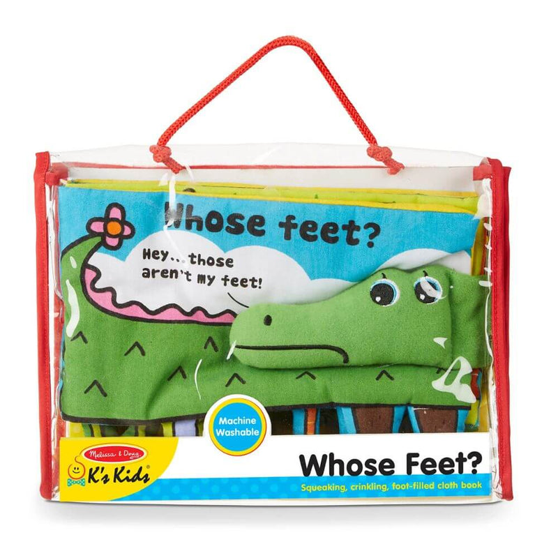 Melissa & Doug Whose Feet Soft Book