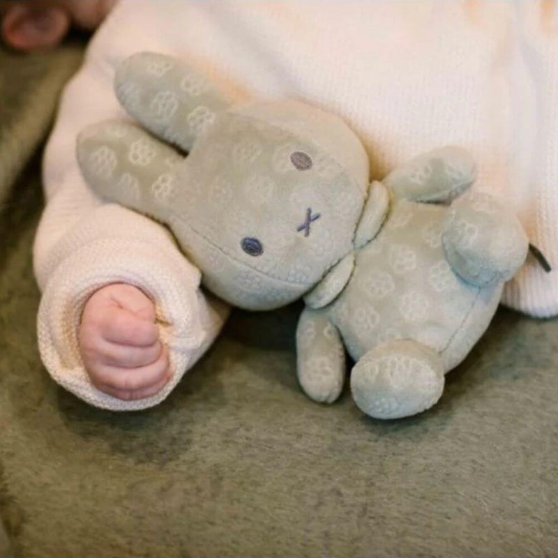 toy_shop-Mornington_Peninsula-Miffy Green Flower Soft Toy-baby_gifts-Australia
