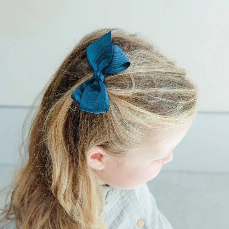 Mimi & Lula Chestnut Maisie Bow Clips-toys-kids_accessories-baby_gifts-australia
