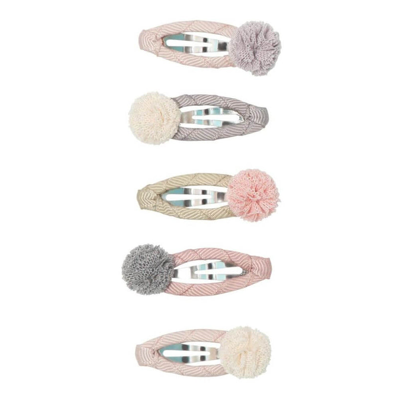 Mimi & Lula Mini Ballerina Pom Pom Hair Clips-Baby Clothes & Gifts-Toys-Mornington-Balnarring