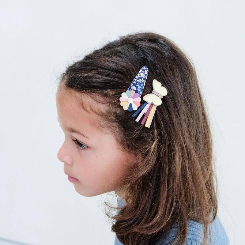 Mimi & Lula Winter Ivy Butterfly Hair Clips-Baby Gifts-Toys-Mornington Peninsula