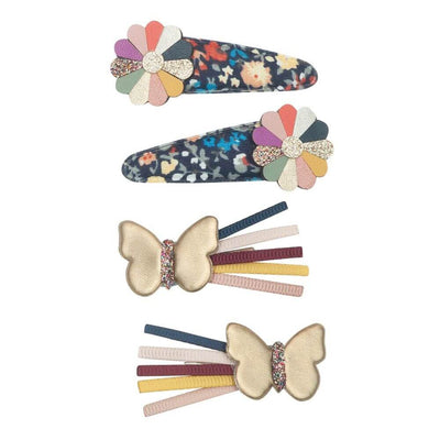 Mimi & Lula Winter Ivy Butterfly Hair Clips-Baby Gifts-Toys-Mornington Peninsula