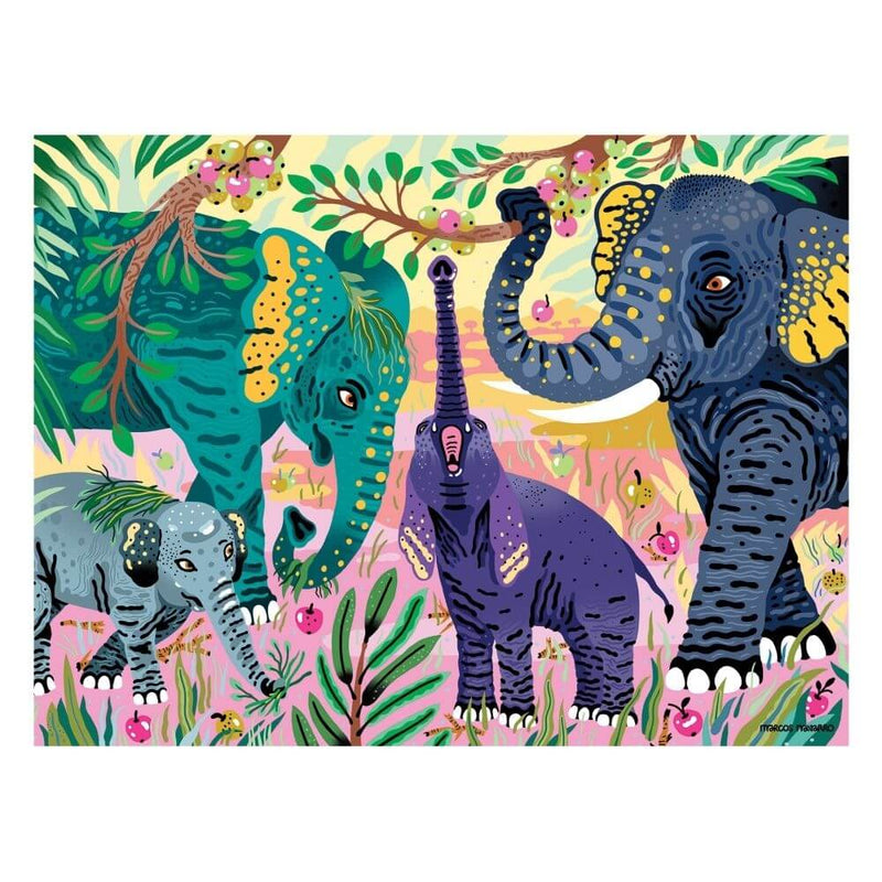 Mudpuppy Asian Elephants Puzzle-baby_gifts-toy_shop-Mornington_Peninsula-Australia