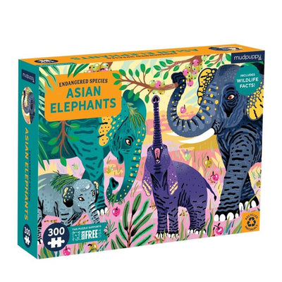 Mudpuppy Asian Elephants Puzzle-baby_gifts-toy_shop-Mornington_Peninsula-Australia