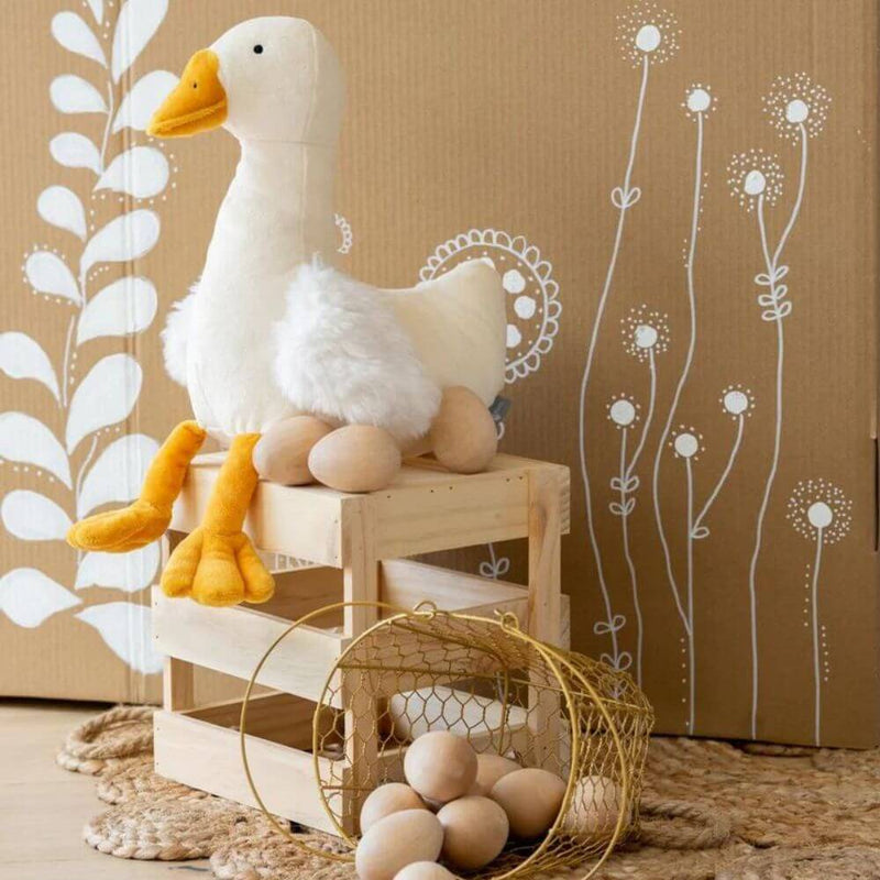 Nana Huchy Snowy the Goose-first_birthday_gifts-baby_gifts-Australia