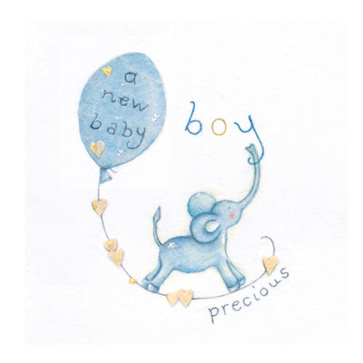 New Baby Card - Precious Baby Boy-baby_gifts-toy_shop-Mornington_Peninsula-Australia