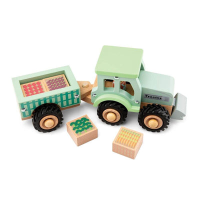 New Classic Tractor with Farm Crops-baby_toys_australia-toys-Mornington_Peninsula